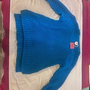 Mossimo Supply Co. Blue Crew Neck Sweater